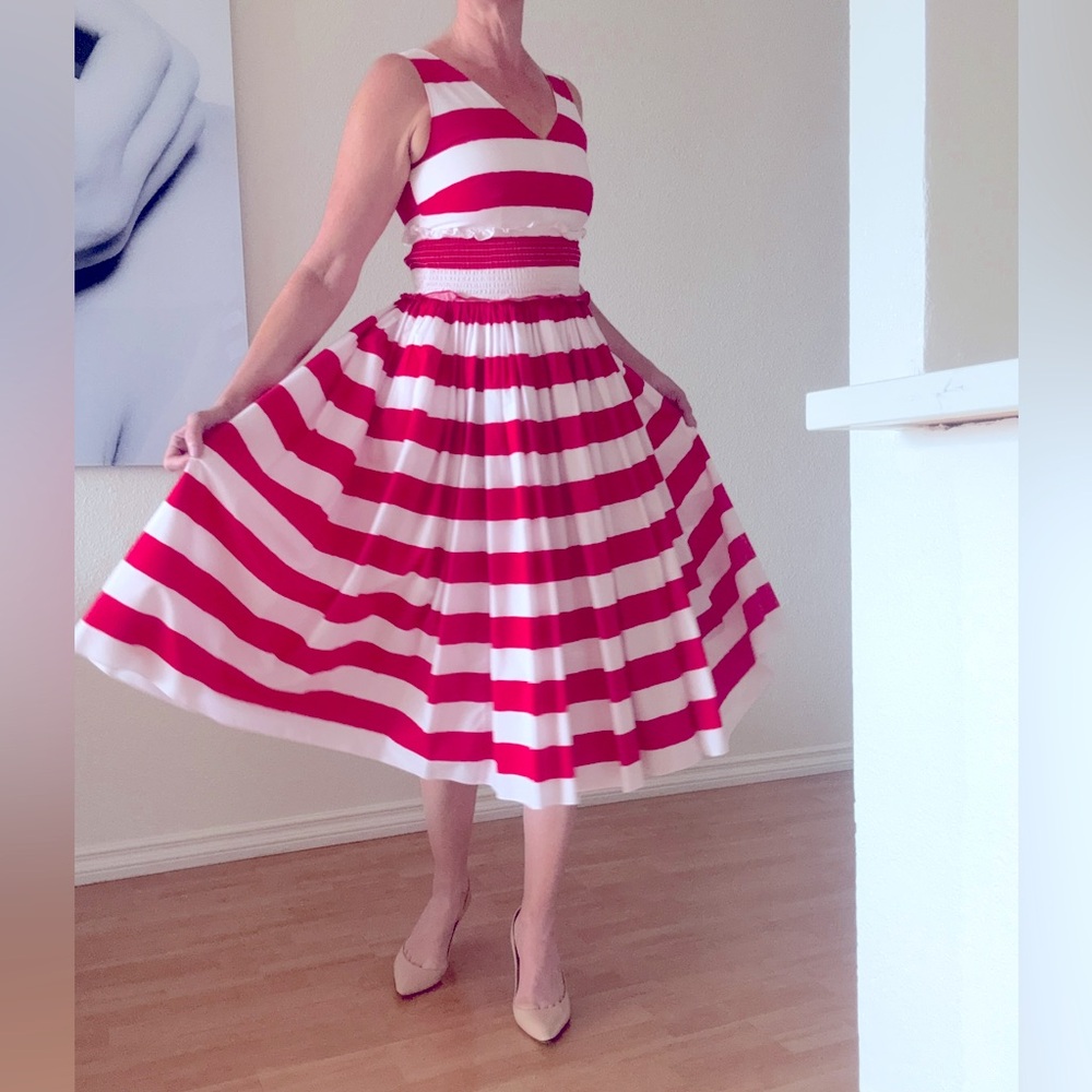 Dolce & Gabbana Auth dress striped Red and White IT 40 US 4  $2,000
